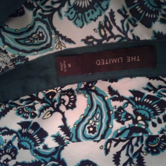 The Limited Scarf Print Button Down Shirt Dress - Picture 5 of 5